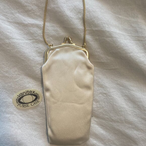 NWOT Vintage Kiss Clasp Evening Bag Handbag Mini Bag Coin Purse Made in England - Picture 5 of 9